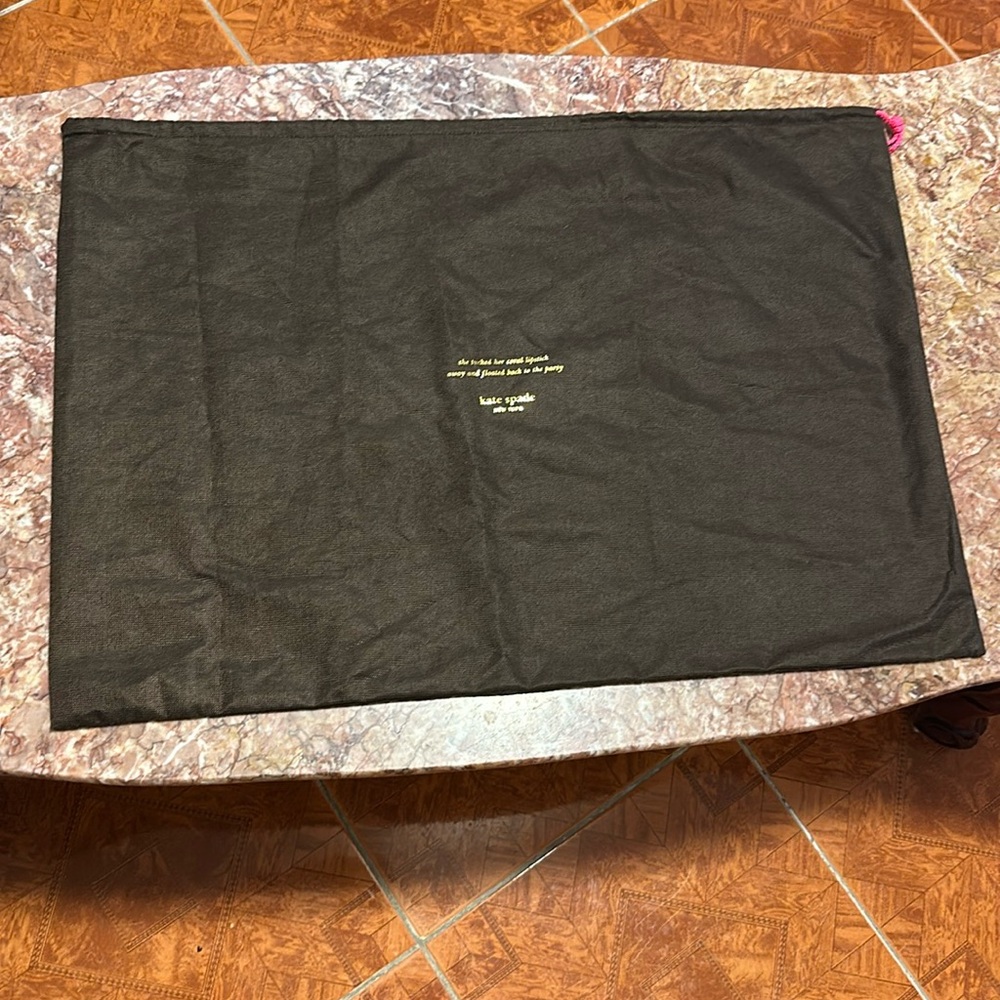 Kate Spade large drawstring dustbag